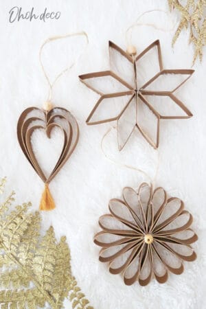 star Paper christmas ornament