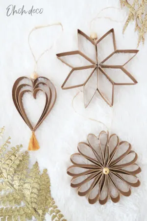 star Paper christmas ornament