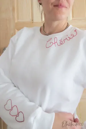 how to embroider a sweatshirt