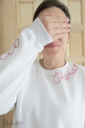 how to embroider a sweatshirt