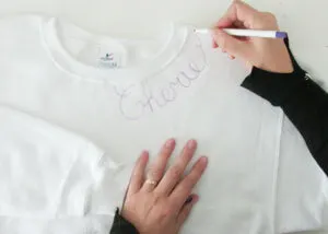 DIY embroidery sweatshirt