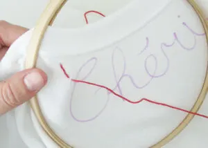 DIY embroidery sweatshirt