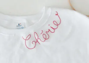 DIY embroidery sweatshirt