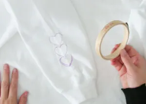 how to embroider a sweatshirt sleeve