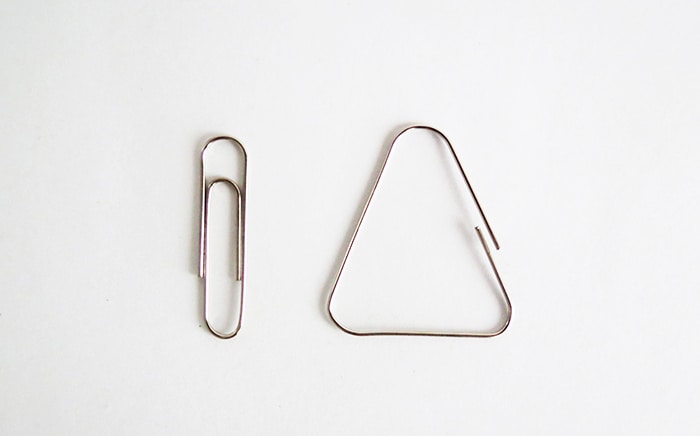 diy paperclip earrings