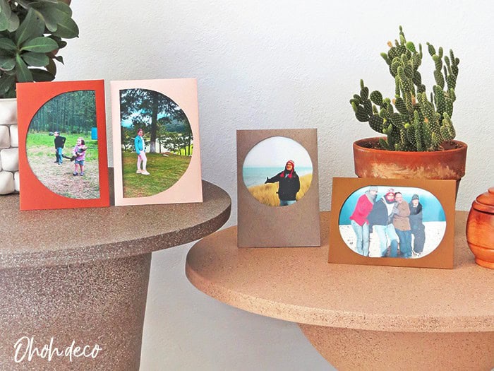 DIY paper photo frame