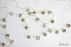 Star garland DIY