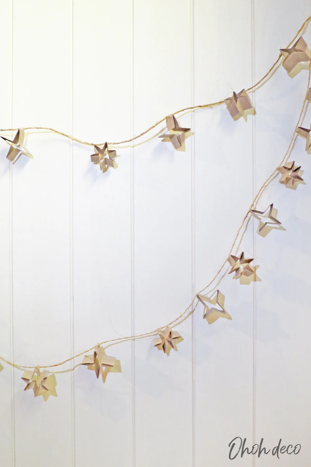 Star garland DIY