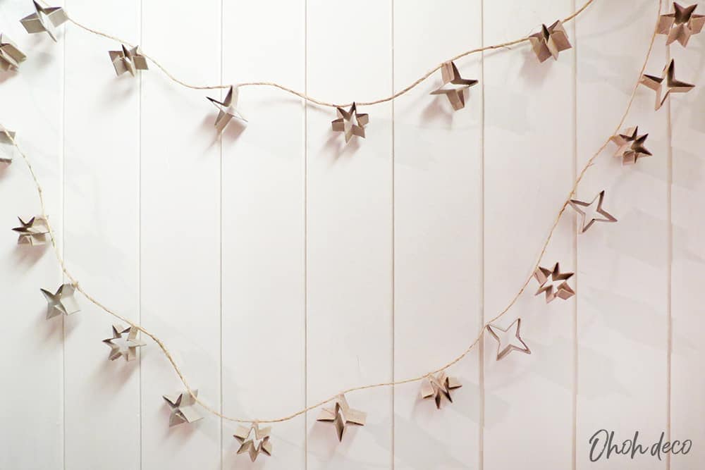 Star garland DIY