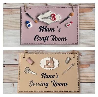 craft room sign