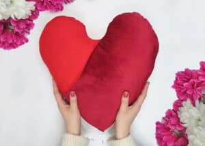 heart pillow pattern