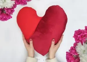 heart pillow pattern