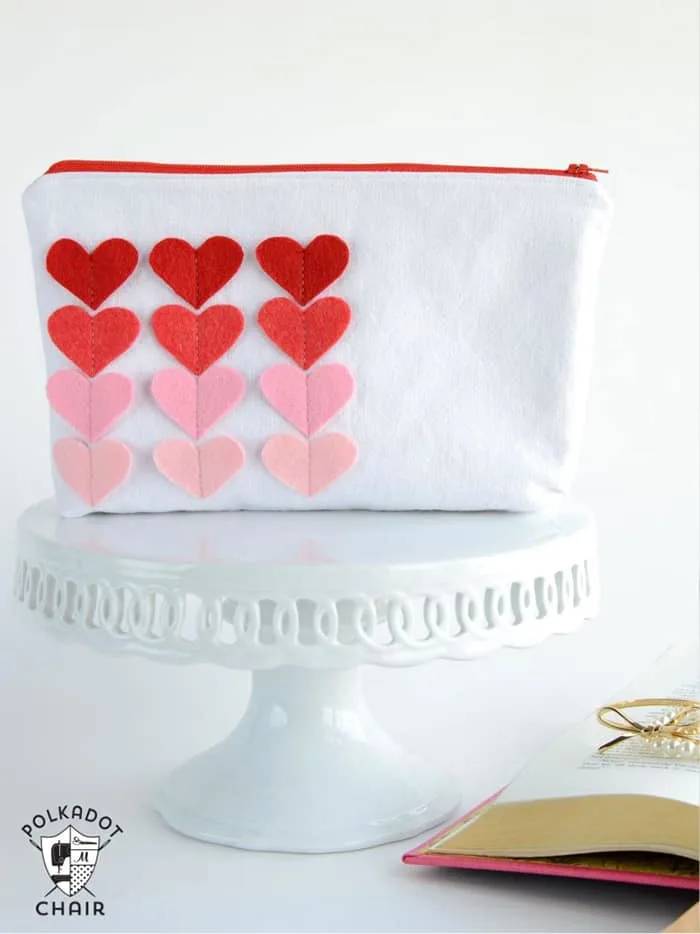 heart pouch pattern