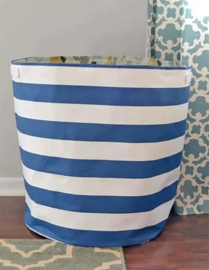 fabric laundry bag tutorial