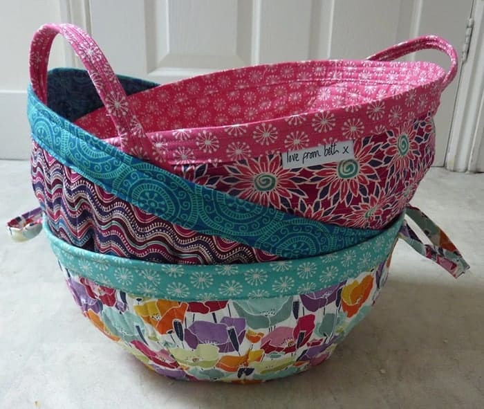 round basket sewing pattern