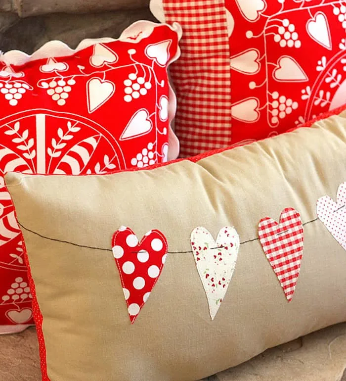 heart decor pillow sewing tutorial