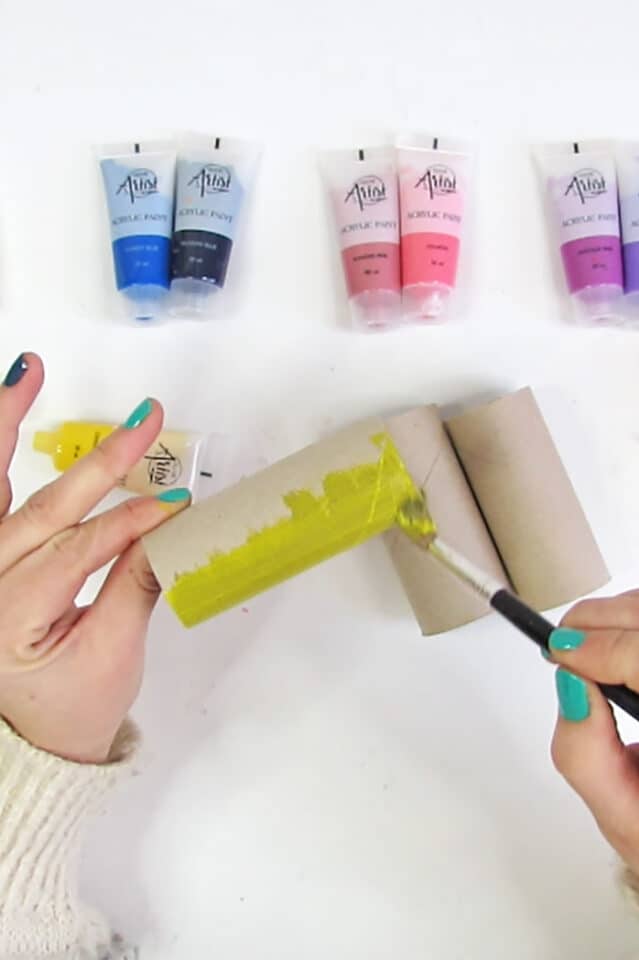 Easy to make Toilet Paper Roll Flowers