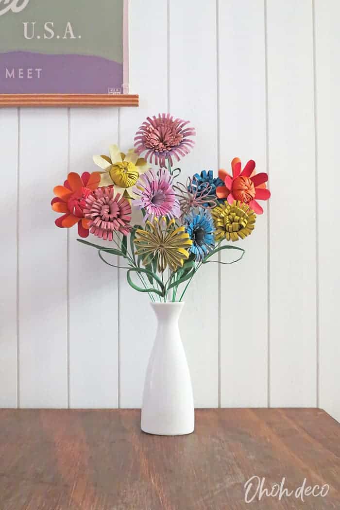 easy to make toilet paper roll flowers