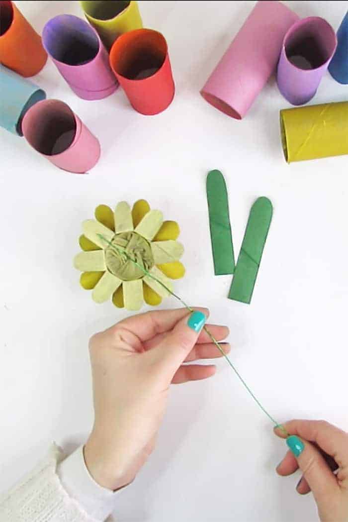 Toilet paper roll clearance flowers craft