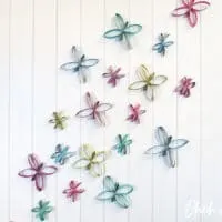 DIY butterfly wall decor