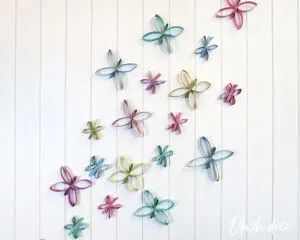 DIY butterfly wall decor