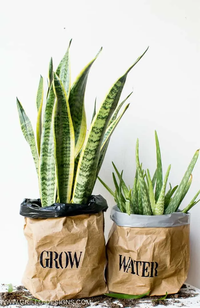 waterproof paper bag planter