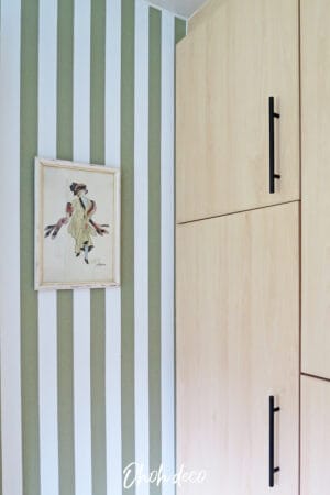Kitchen upgrade with wallpaper