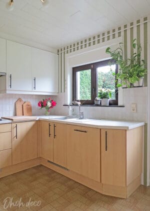 Kitchen makeover on a dime