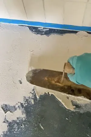 DIY countertop with concrete