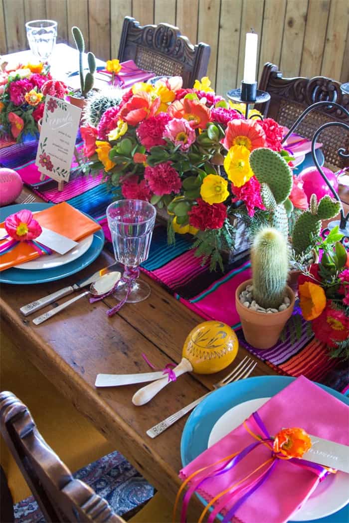 Mexican table setting idea