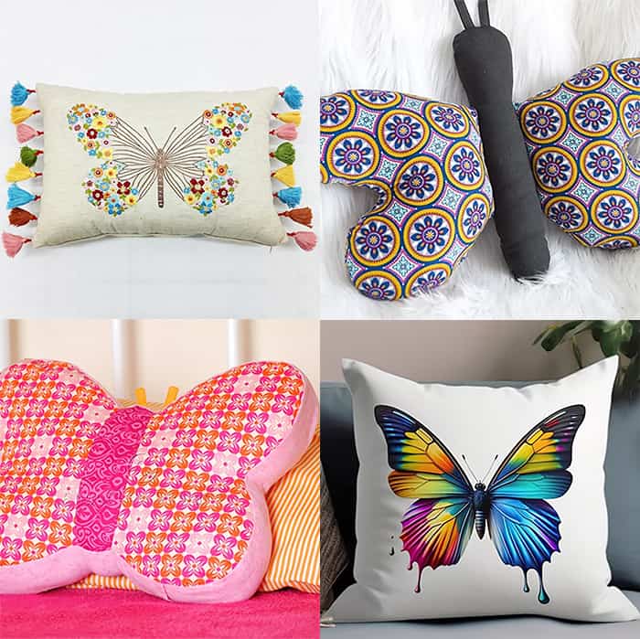 The best butterfly pillows designs