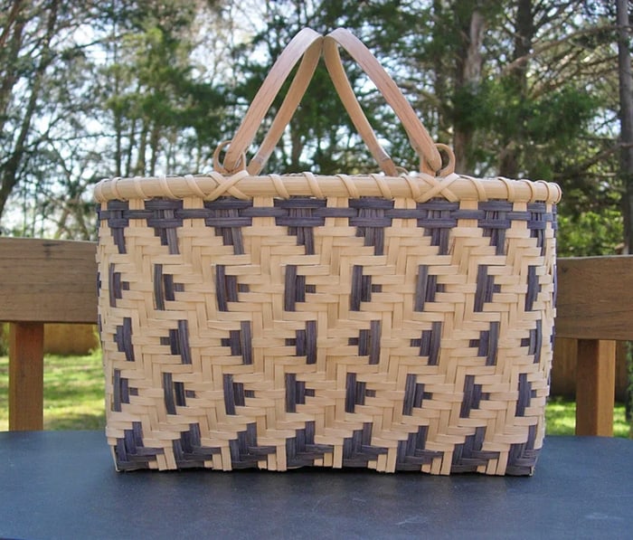Pattern for Twill Weave basket