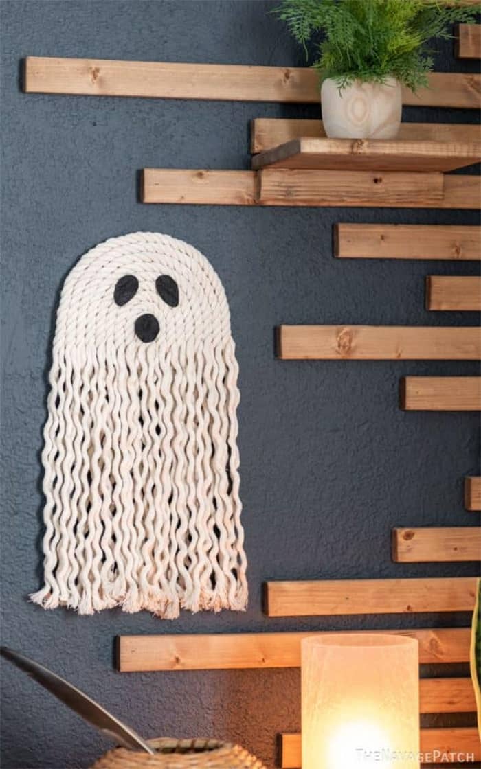 Cute Halloween macrame ghost