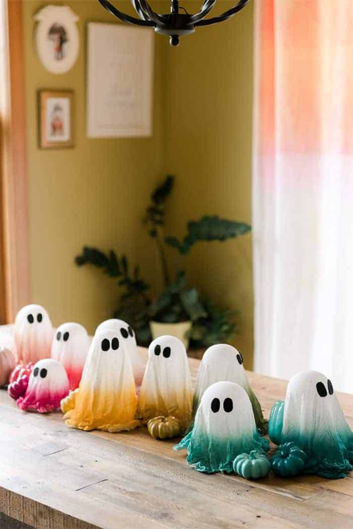 Cute Halloween rainbow ghost