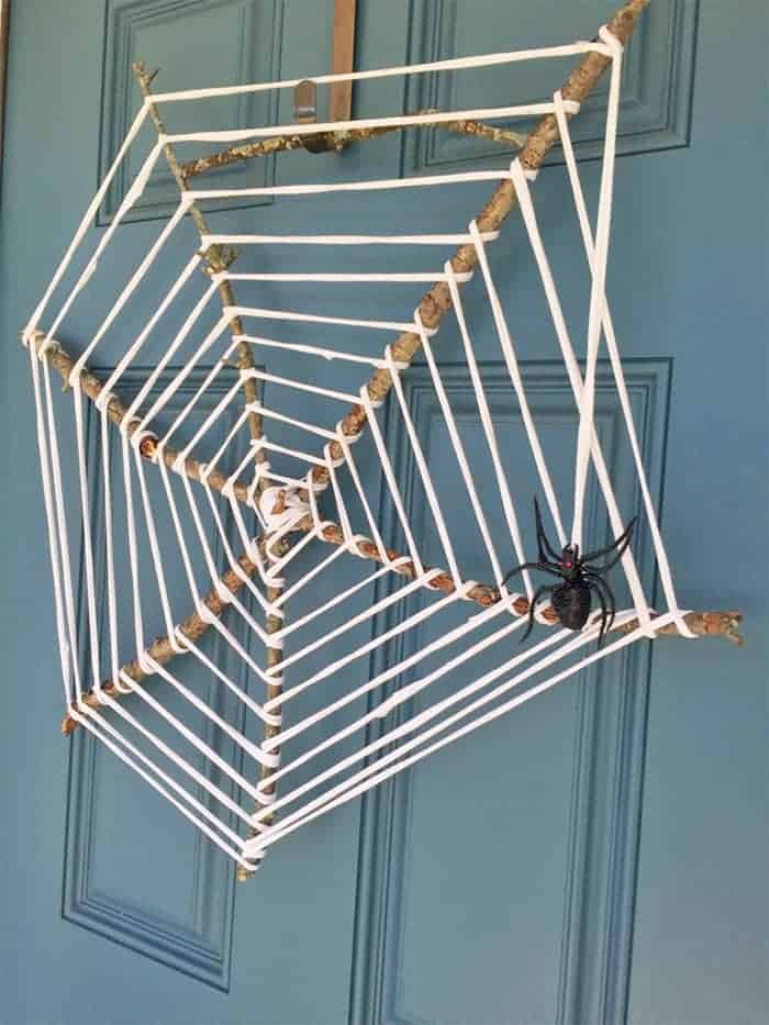 Cute halloween spiderweb DIY ideas