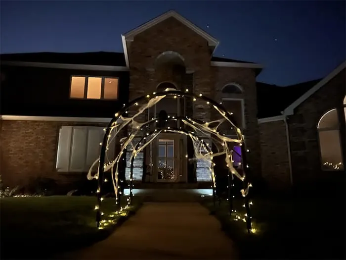 DIY Halloween archways