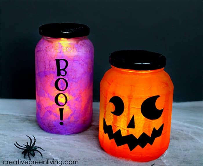 DIY Halloween lantern