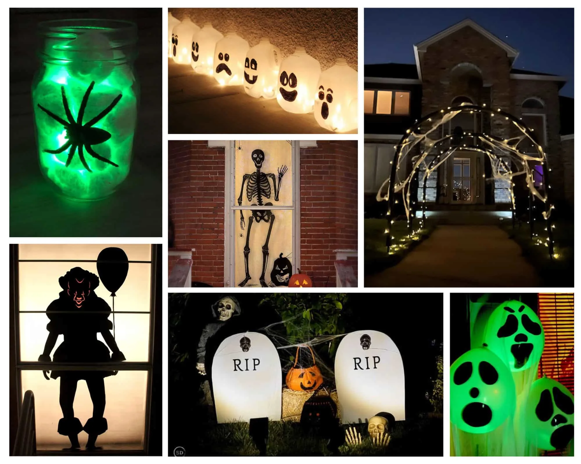 DIY halloween outdoor decorations