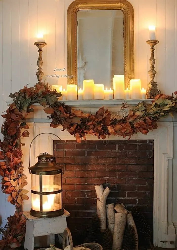 Fall interior Mantel inspiration