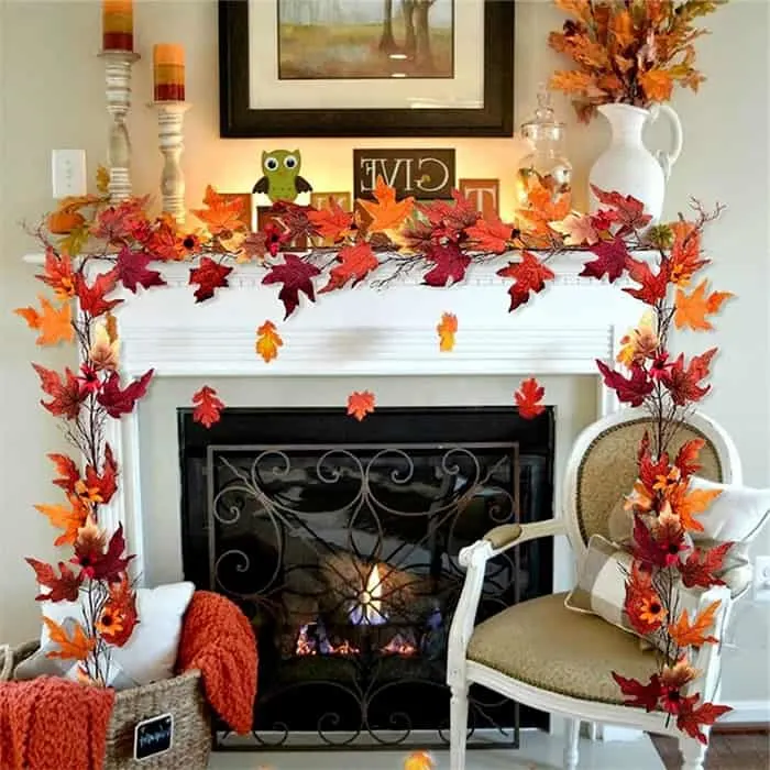 fall maple leaf garland