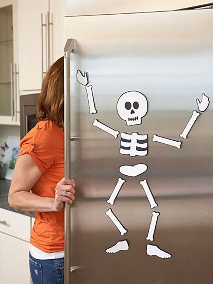 Magnetic skeleton for fridge