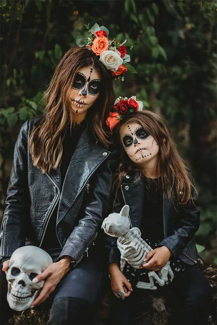 Modern sugar skull costume inspiration 