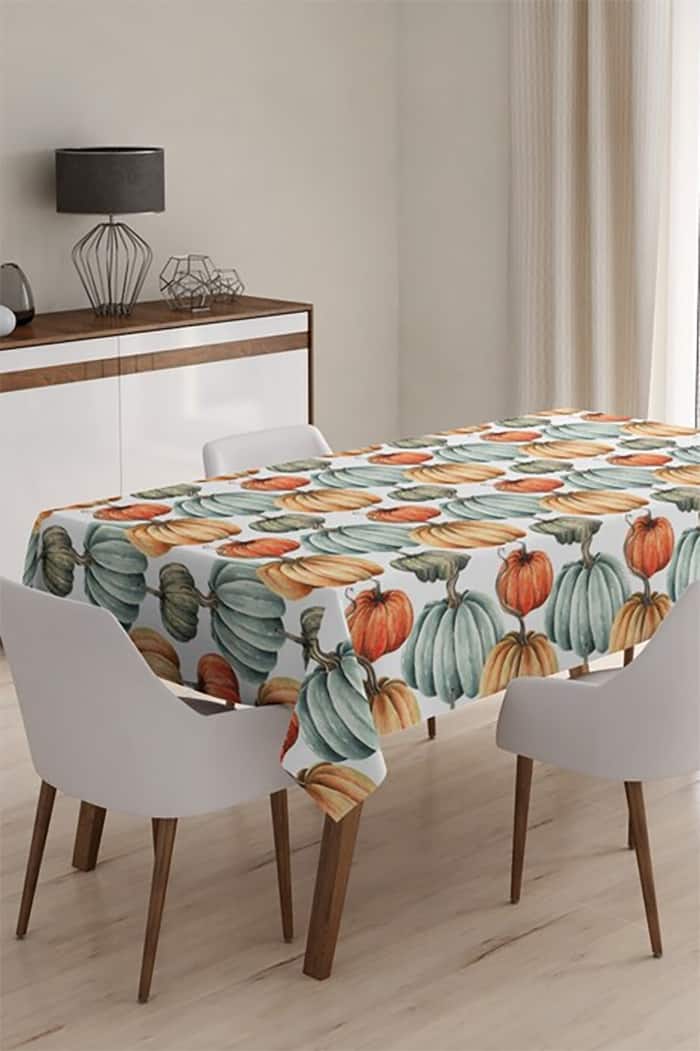 Pumpkin tablecloth
