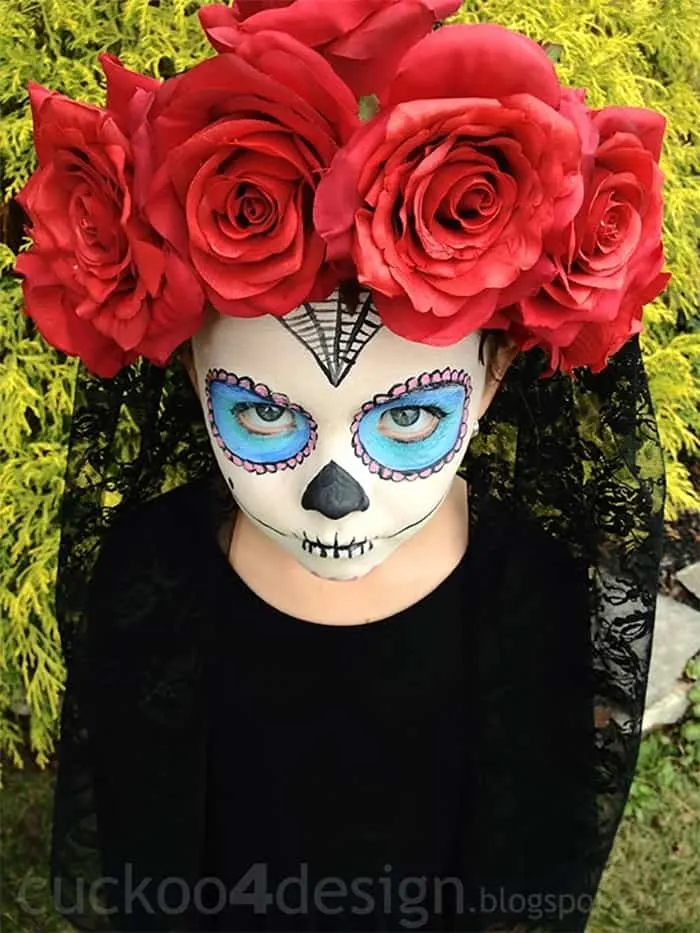 Sugar skull DIY costume