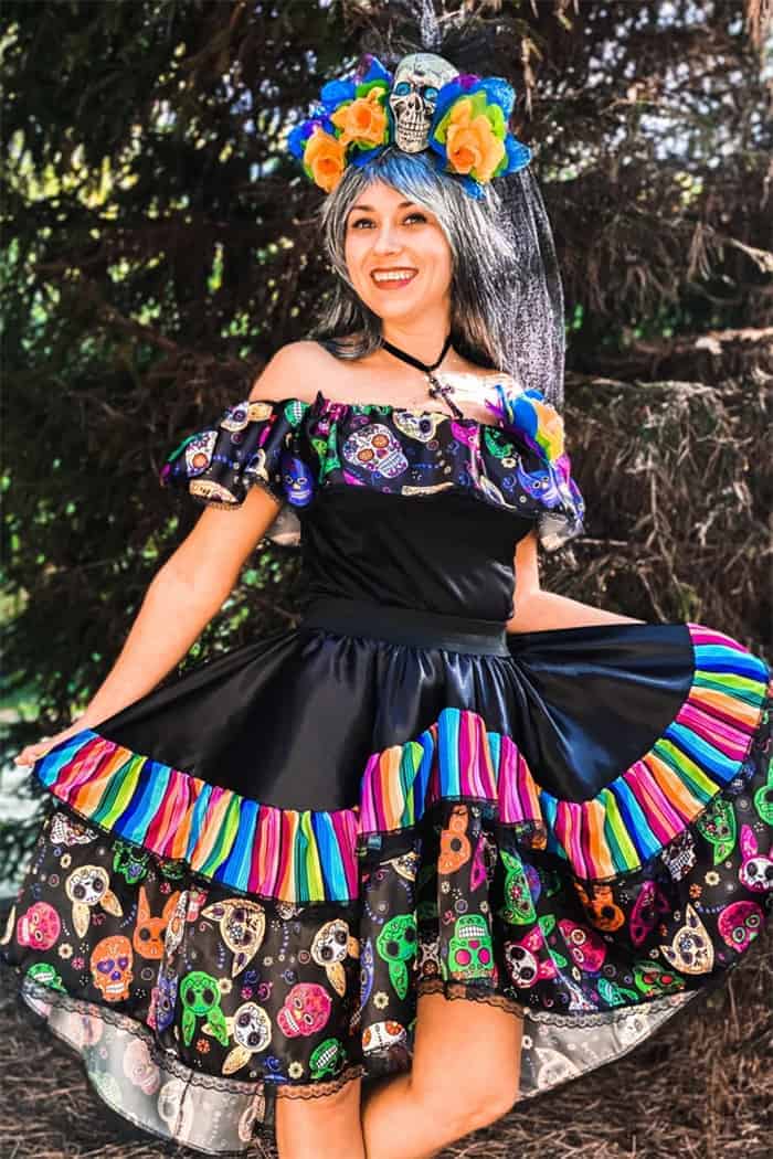 Sugar skull costume