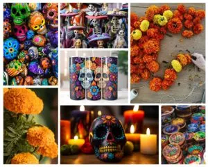 Day of the dead decorations