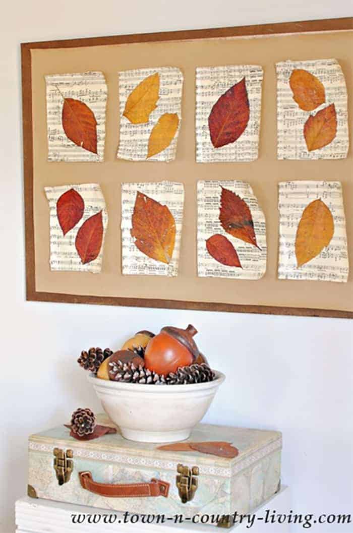 indoor fall easy wall art 