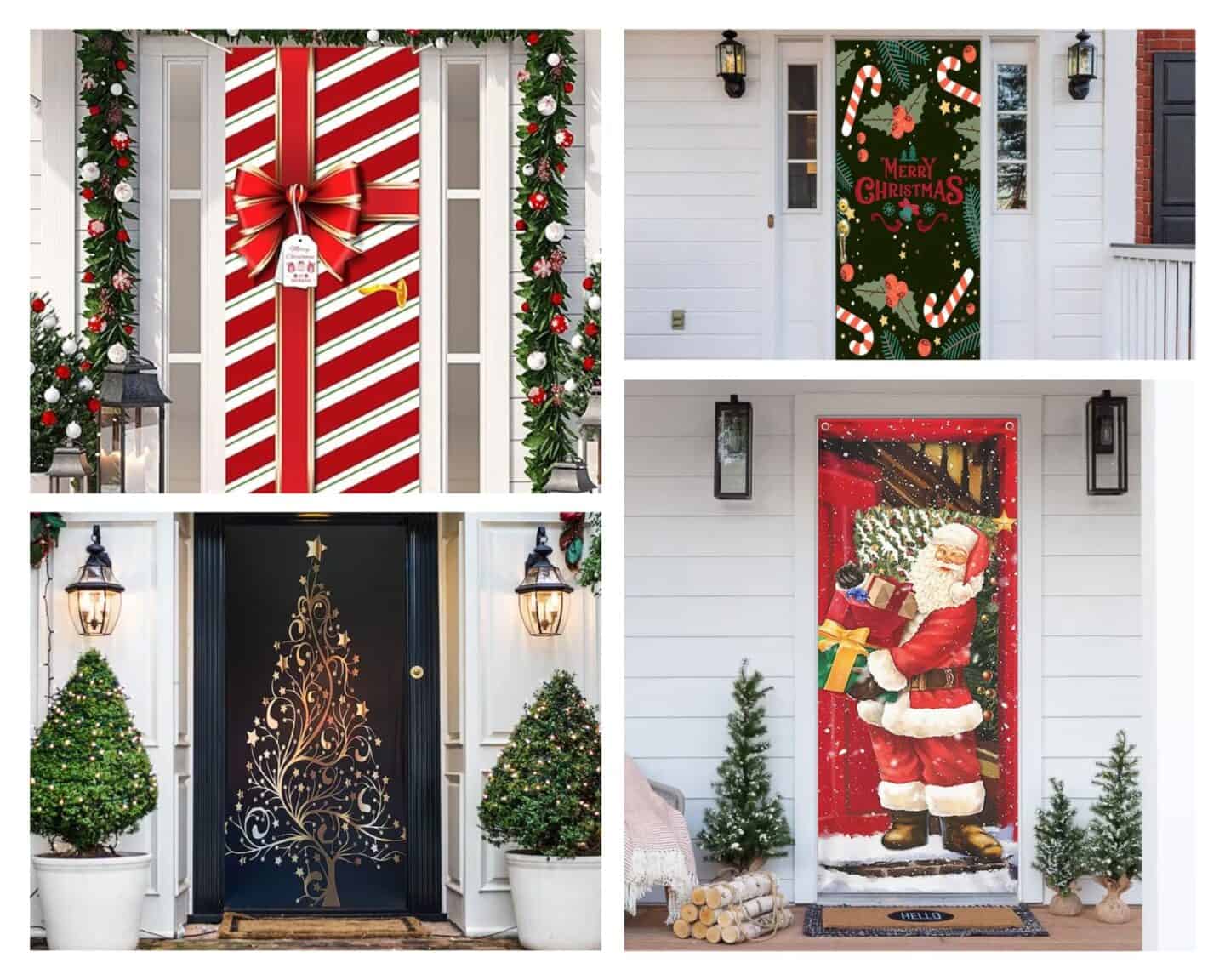 Christmas door covers