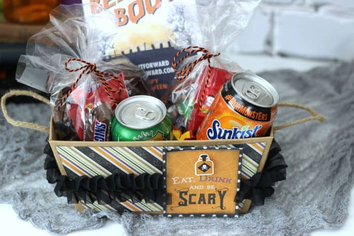 food and drink boo basket