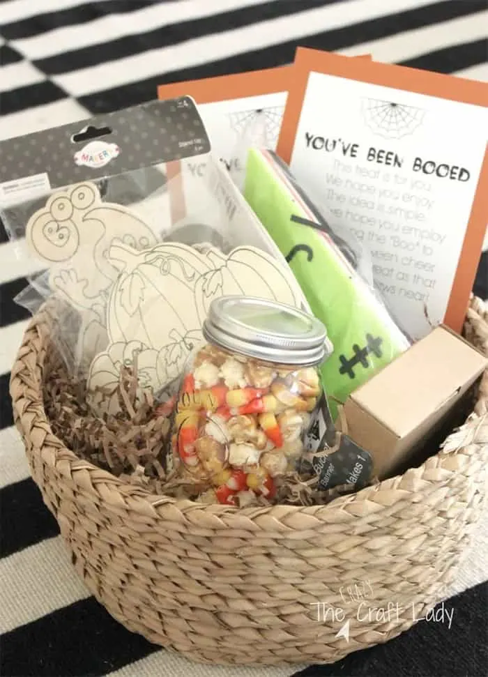 Boo basket for family night